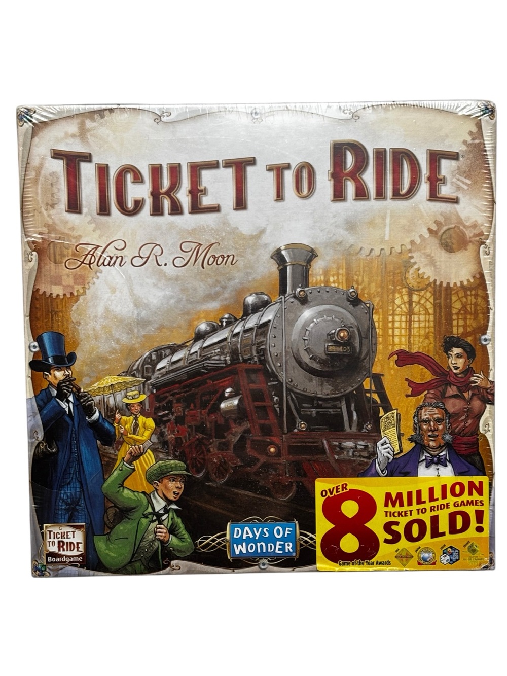 Factory Sealed Ticket To Ride Days of Wonder 2017 Alan R. Moon Board Game 8 & up